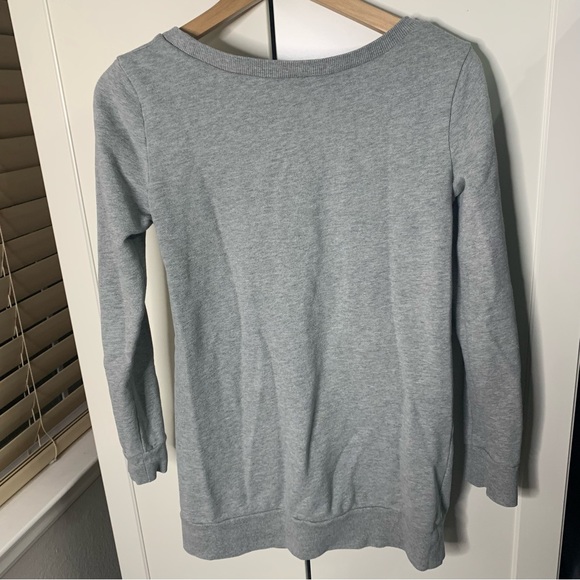 Tout a Coup Animal Tree Graphic Extra Long Sweatshirt - Picture 10 of 13